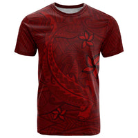 Oxblood Polynesia T Shirt Hawaiian Tribal Hammerhead Shark Tattoo LT14 Oxblood - Polynesian Pride