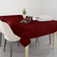Oxblood Polynesia Tablecloth Hawaiian Tribal Hammerhead Shark Tattoo LT14 - Polynesian Pride