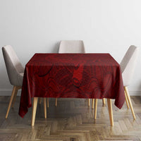 Oxblood Polynesia Tablecloth Hawaiian Tribal Hammerhead Shark Tattoo LT14 - Polynesian Pride