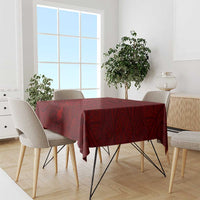 Oxblood Polynesia Tablecloth Hawaiian Tribal Hammerhead Shark Tattoo LT14 - Polynesian Pride
