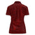 Oxblood Polynesia Women Polo Shirt Hawaiian Tribal Hammerhead Shark Tattoo