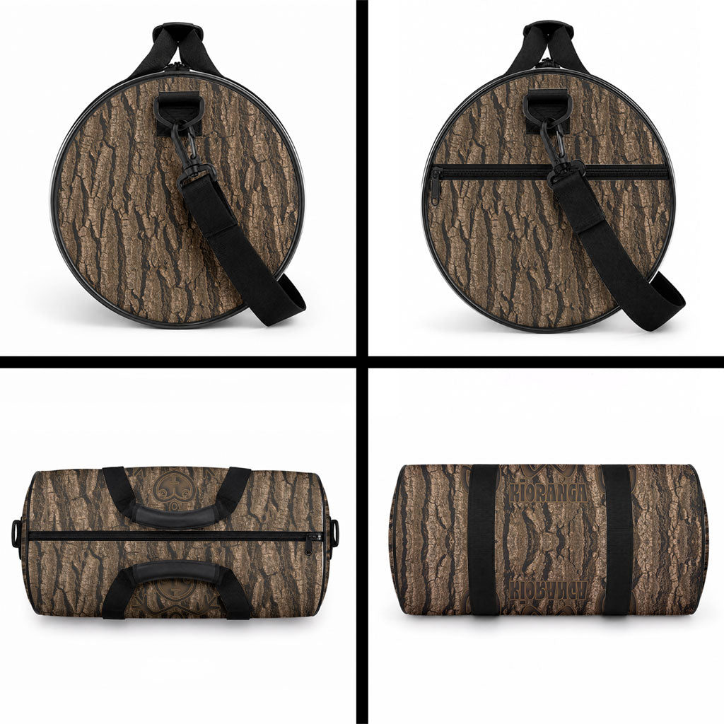 Kioranga Moriori New Zealand Duffle Bag Kopi Rakau Carving Art LT14 - Polynesian Pride