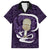 Purple New Zealand Eel Hawaiian Shirt Aotearoa Maori Tuna With Kotiate Weapon