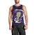 Purple New Zealand Eel Men Tank Top Aotearoa Maori Tuna With Kotiate Weapon