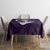 Purple New Zealand Eel Tablecloth Aotearoa Maori Tuna With Kotiate Weapon