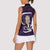 Purple New Zealand Eel Women Sleeveless Polo Shirt Aotearoa Maori Tuna With Kotiate Weapon