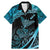 New Zealand Stingray Family Matching Mermaid Dress and Hawaiian Shirt Aotearoa Whai With Maori Paua Shell