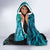 New Zealand Stingray Hooded Blanket Aotearoa Whai With Maori Paua Shell