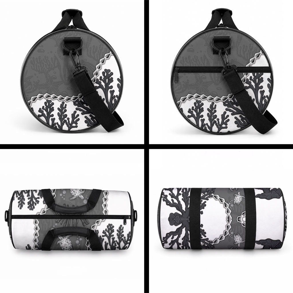 Black Coral Hawaii Duffle Bag Ekaha Ku Moana Honu Sea Turtle LT14 - Polynesian Pride