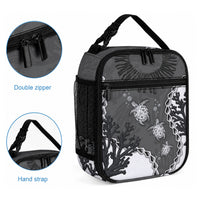 Black Coral Hawaii Lunch Bag Ekaha Ku Moana Honu Sea Turtle LT14 - Polynesian Pride