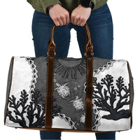 Black Coral Hawaii Travel Bag Ekaha Ku Moana Honu Sea Turtle LT14 Gray - Polynesian Pride