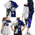 Fiji And Scotland Rugby Family Matching Off Shoulder Long Sleeve Dress and Hawaiian Shirt Fijian Tapa Pattern With Thistle LT14 - Polynesian Pride