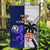 Fiji And Scotland Rugby Garden Flag Fijian Tapa Pattern With Thistle LT14 Garden Flag Blue - Polynesian Pride