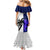 Fiji And Scotland Rugby Mermaid Dress Fijian Tapa Pattern With Thistle LT14 - Polynesian Pride