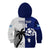 Custom Fiji And Scotland Rugby Kid Hoodie Fijian Tapa Pattern With Thistle LT14 - Polynesian Pride