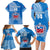 Custom Samoa Rugby Family Matching Long Sleeve Bodycon Dress and Hawaiian Shirt Pacific 2023 Go Toa Samoa LT14 - Polynesian Pride