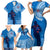 Custom Samoa Rugby Family Matching Short Sleeve Bodycon Dress and Hawaiian Shirt Pacific 2023 Go Toa Samoa LT14 - Polynesian Pride