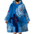 Custom Samoa Rugby Wearable Blanket Hoodie Pacific 2023 Go Toa Samoa LT14 - Polynesian Pride