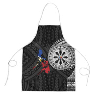 Philippines Strong Apron Filipino Map Polynesian Tattoo LT14 Black - Polynesian Pride