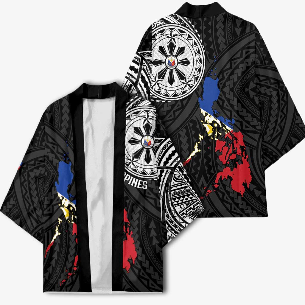 Philippines Strong Kimono Filipino Map Polynesian Tattoo LT14 - Polynesian Pride