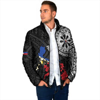 Philippines Strong Padded Jacket Filipino Map Polynesian Tattoo LT14 - Polynesian Pride