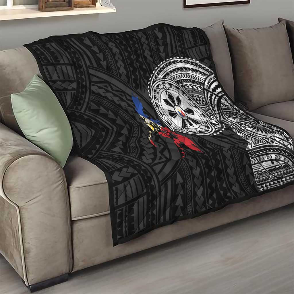 Philippines Strong Quilt Filipino Map Polynesian Tattoo LT14 - Polynesian Pride