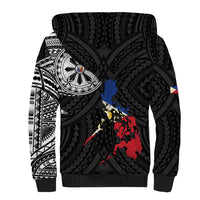 Philippines Strong Sherpa Hoodie Filipino Map Polynesian Tattoo LT14 - Polynesian Pride