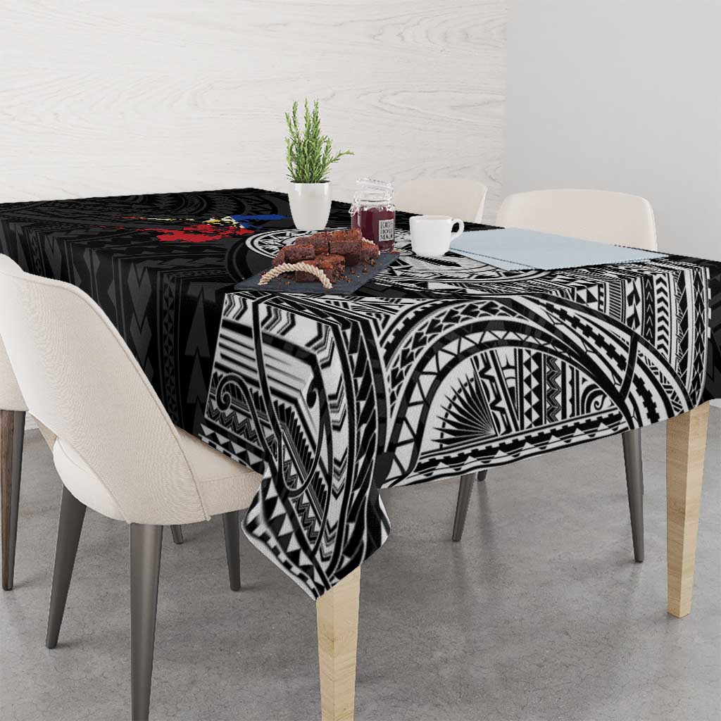 Philippines Strong Tablecloth Filipino Map Polynesian Tattoo LT14 - Polynesian Pride