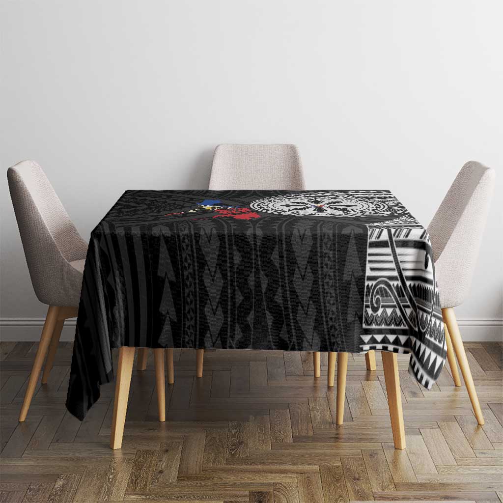 Philippines Strong Tablecloth Filipino Map Polynesian Tattoo LT14 - Polynesian Pride