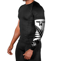 New Zealand Lawn Bowls Custom Arm Sleeves Aotearoa Silver Fern LT14 - Polynesian Pride