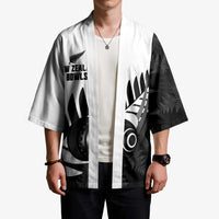 New Zealand Lawn Bowls Custom Kimono Aotearoa Silver Fern LT14 - Polynesian Pride