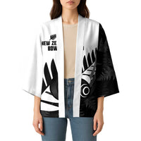 New Zealand Lawn Bowls Custom Kimono Aotearoa Silver Fern LT14 - Polynesian Pride