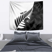New Zealand Lawn Bowls Custom Tapestry Aotearoa Silver Fern LT14 - Polynesian Pride