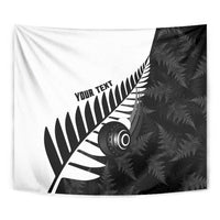 New Zealand Lawn Bowls Custom Tapestry Aotearoa Silver Fern LT14 - Polynesian Pride