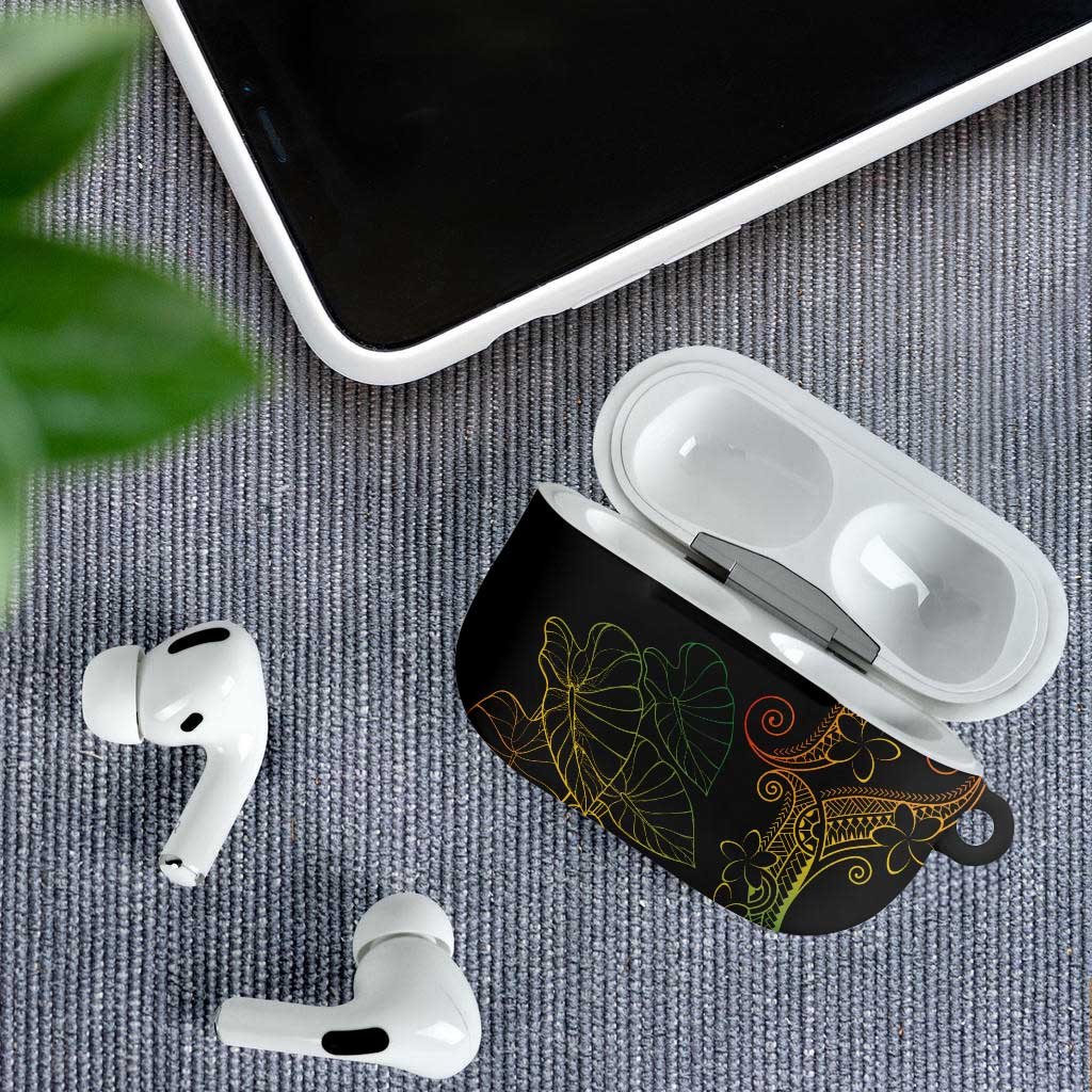 Aloha Hawaii Kalo AirPods Case Reggae Taro Polynesian Pattern LT14 - Polynesian Pride