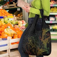 Aloha Hawaii Kalo Grocery Bag Reggae Taro Polynesian Pattern LT14 - Polynesian Pride