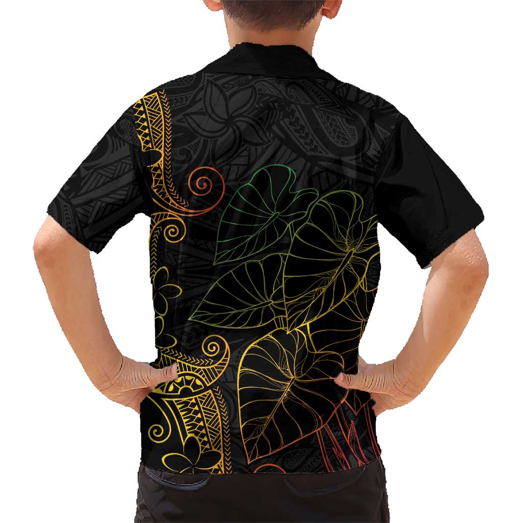 Aloha Hawaii Kalo Hawaiian Shirt Reggae Taro Polynesian Pattern LT14 - Polynesian Pride