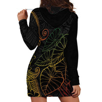 Aloha Hawaii Kalo Hoodie Dress Reggae Taro Polynesian Pattern LT14 - Polynesian Pride