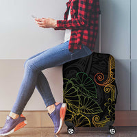 Aloha Hawaii Kalo Luggage Cover Reggae Taro Polynesian Pattern LT14 - Polynesian Pride