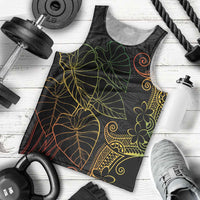 Aloha Hawaii Kalo Men Tank Top Reggae Taro Polynesian Pattern LT14 - Polynesian Pride
