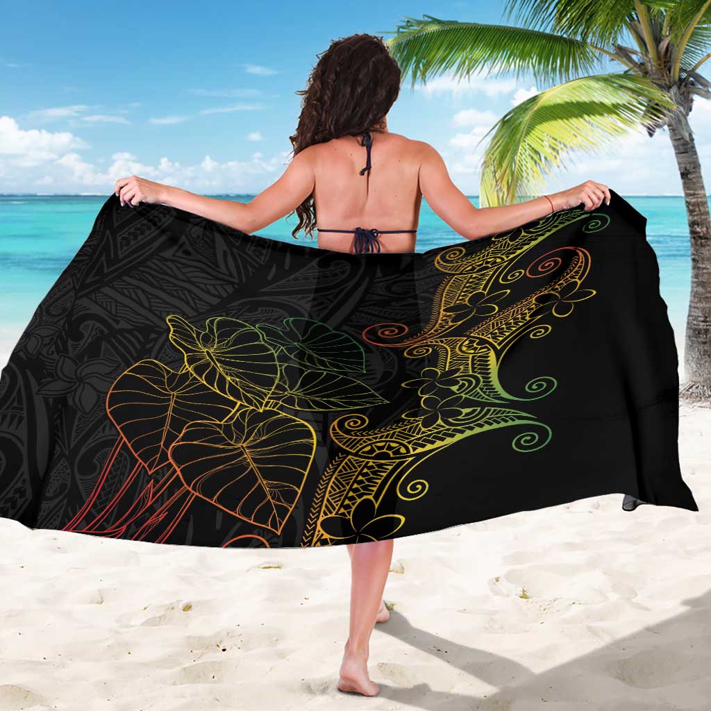 Aloha Hawaii Kalo Sarong Reggae Taro Polynesian Pattern LT14 - Polynesian Pride
