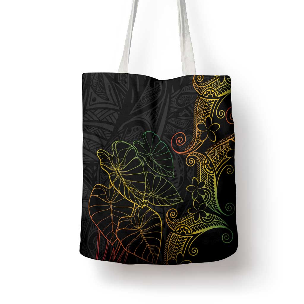 Aloha Hawaii Kalo Tote Bag Reggae Taro Polynesian Pattern LT14 - Polynesian Pride