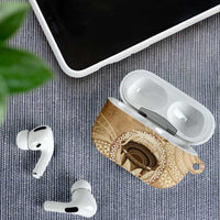 Tonga Skink Kava Bowl AirPods Case Vintage Tongan Ngatu Pattern LT14 - Polynesian Pride