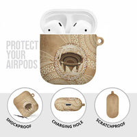 Tonga Skink Kava Bowl AirPods Case Vintage Tongan Ngatu Pattern LT14 - Polynesian Pride
