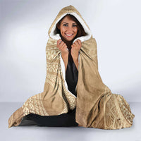 Tonga Skink Kava Bowl Hooded Blanket Vintage Tongan Ngatu Pattern LT14 - Polynesian Pride