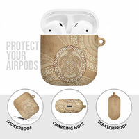 Tonga Ngatu Turtle AirPods Case Vintage Tongan Tapa Cloth LT14 - Polynesian Pride