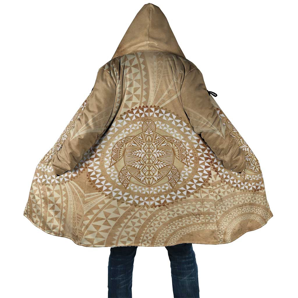 Tonga Ngatu Turtle Cloak Vintage Tongan Tapa Cloth LT14 Unisex Brown - Polynesian Pride