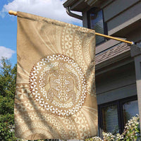 Tonga Ngatu Turtle Garden Flag Vintage Tongan Tapa Cloth LT14 - Polynesian Pride