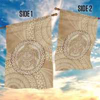 Tonga Ngatu Turtle Garden Flag Vintage Tongan Tapa Cloth LT14 - Polynesian Pride