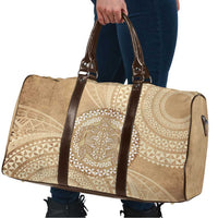 Tonga Ngatu Turtle Travel Bag Vintage Tongan Tapa Cloth LT14 - Polynesian Pride